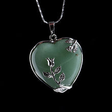 Load image into Gallery viewer, Natural Stone Heart Pendant
